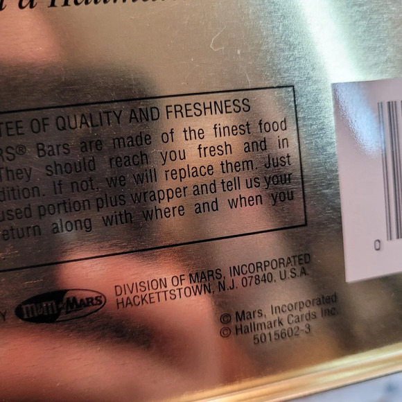 1994 Norman Rockwell Santa Claus Christmas Snickers Tin - Picture 10 of 10